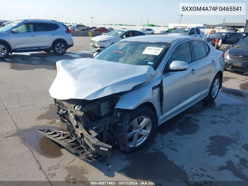 5XXGM4A74FG465541 2015 Kia Optima Lx