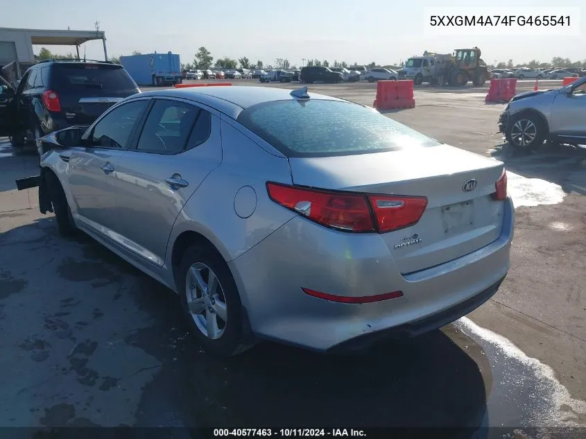 5XXGM4A74FG465541 2015 Kia Optima Lx