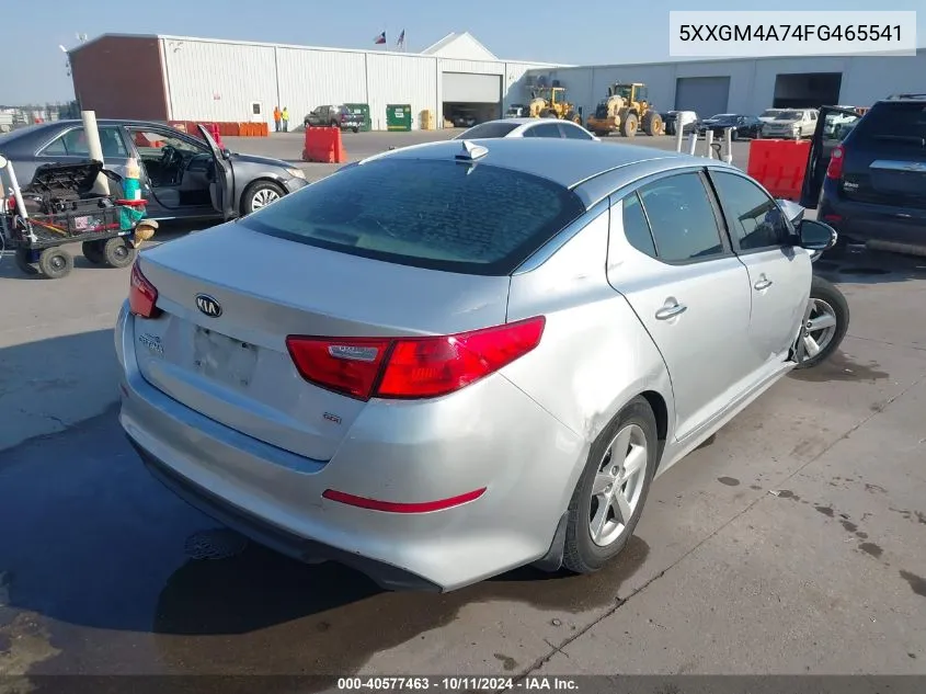 5XXGM4A74FG465541 2015 Kia Optima Lx