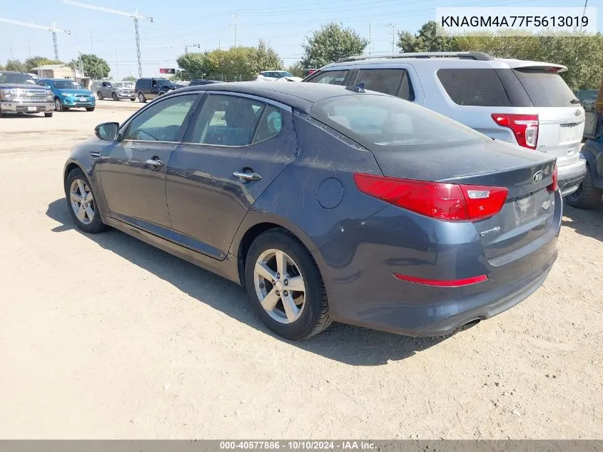 2015 Kia Optima Lx VIN: KNAGM4A77F5613019 Lot: 40577886