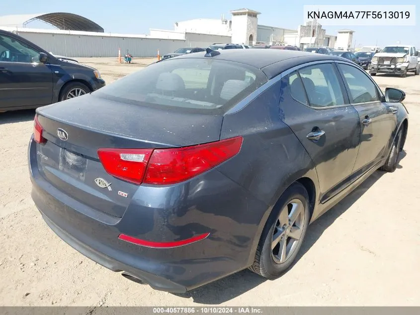 2015 Kia Optima Lx VIN: KNAGM4A77F5613019 Lot: 40577886