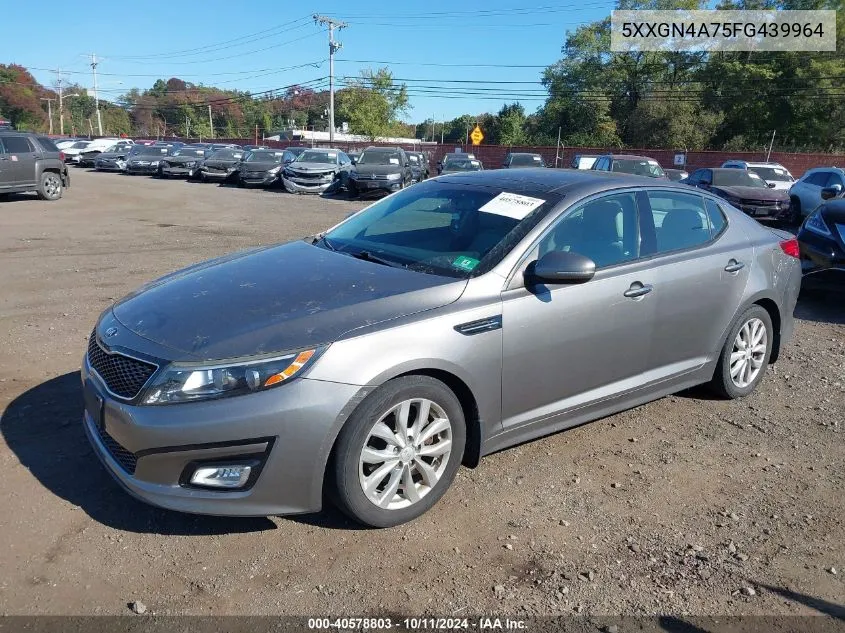 2015 Kia Optima Ex VIN: 5XXGN4A75FG439964 Lot: 40578803