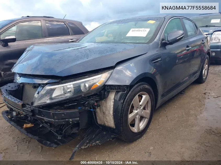 2015 Kia Optima Lx VIN: KNAGM4A77F5558684 Lot: 40580435