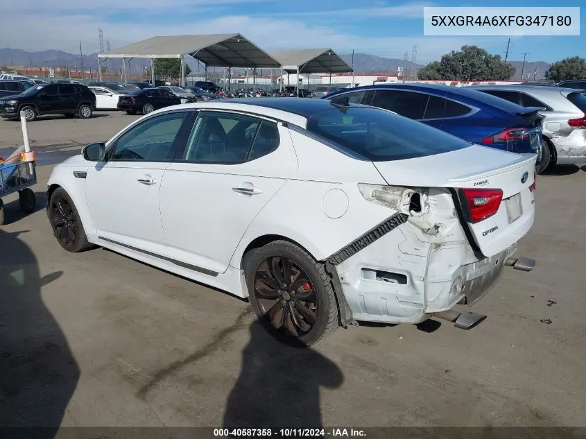 5XXGR4A6XFG347180 2015 Kia Optima Sxl Turbo