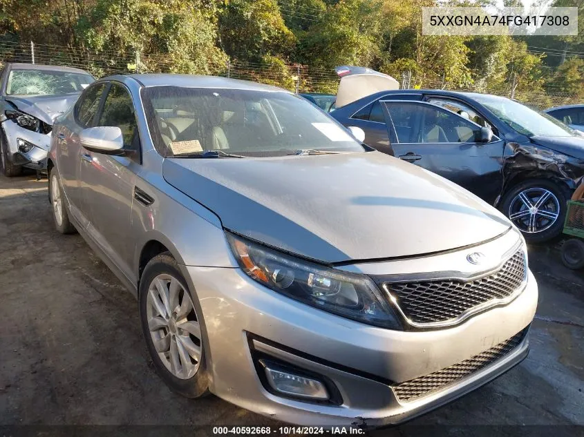 5XXGN4A74FG417308 2015 Kia Optima Ex