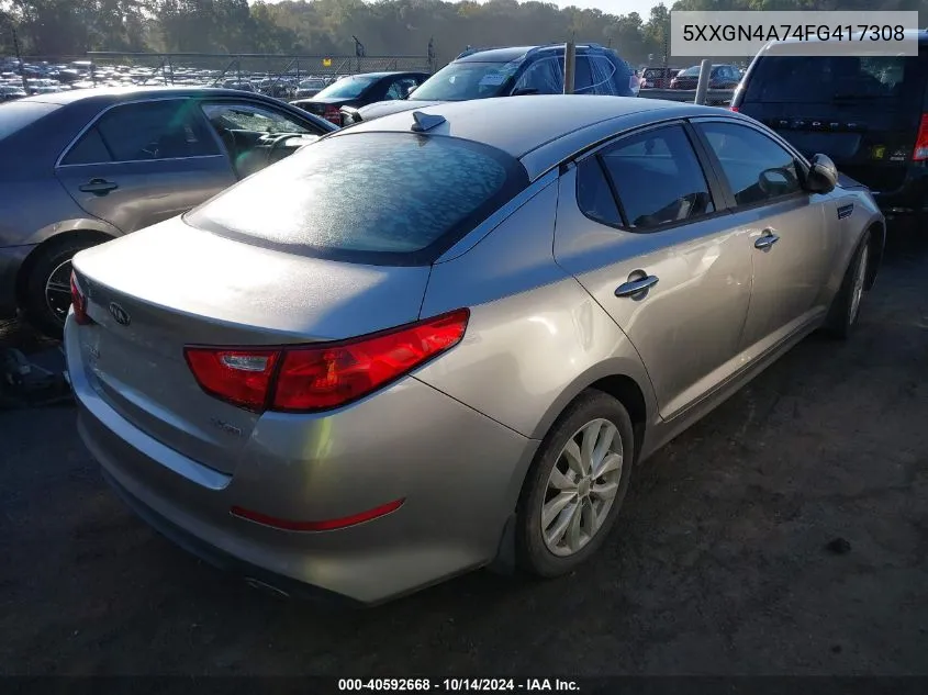 5XXGN4A74FG417308 2015 Kia Optima Ex