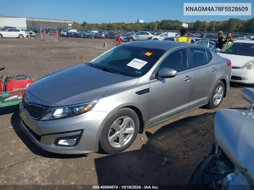 2015 Kia Optima Lx VIN: KNAGM4A78F5528609 Lot: 40594874