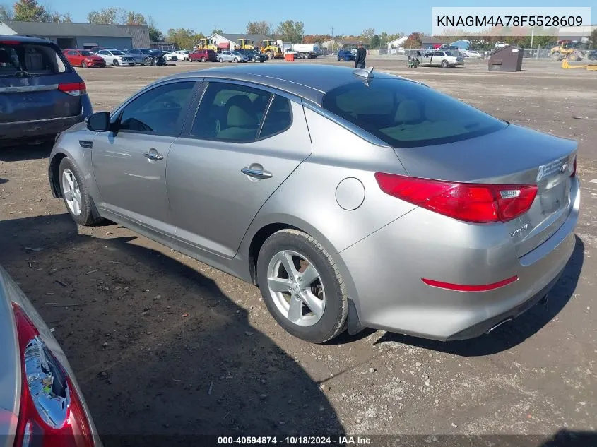 2015 Kia Optima Lx VIN: KNAGM4A78F5528609 Lot: 40594874