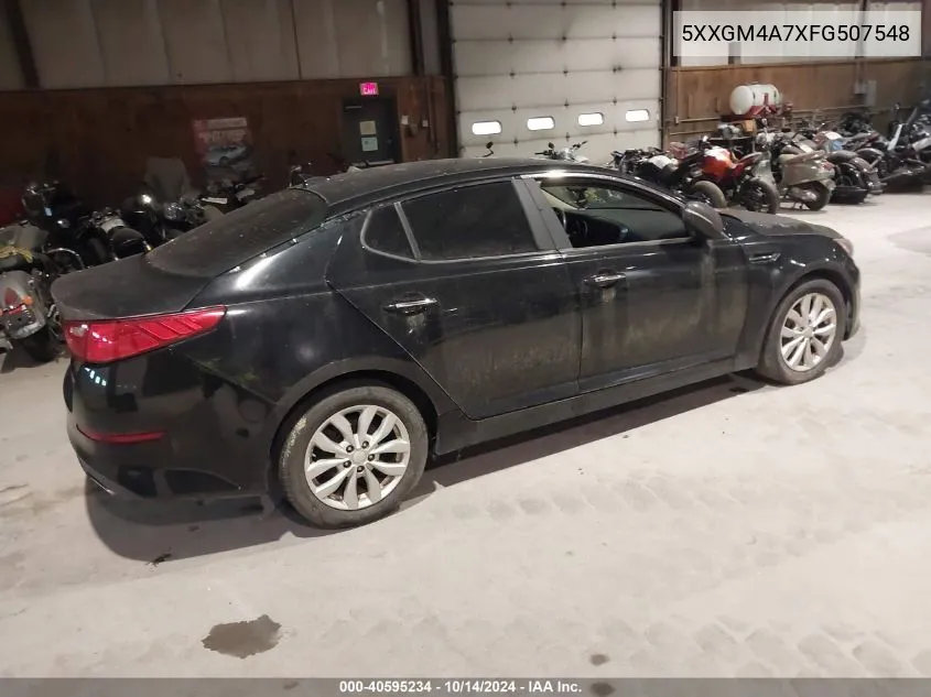 5XXGM4A7XFG507548 2015 Kia Optima Lx