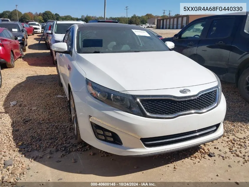 2015 Kia Optima Sxl Turbo VIN: 5XXGR4A68FG440330 Lot: 40600145