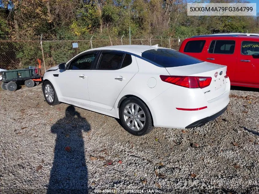 2015 Kia Optima Lx VIN: 5XXGM4A79FG364799 Lot: 40601877