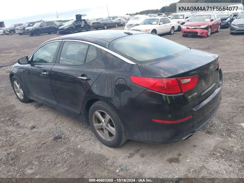 KNAGM4A71F5664077 2015 Kia Optima Lx