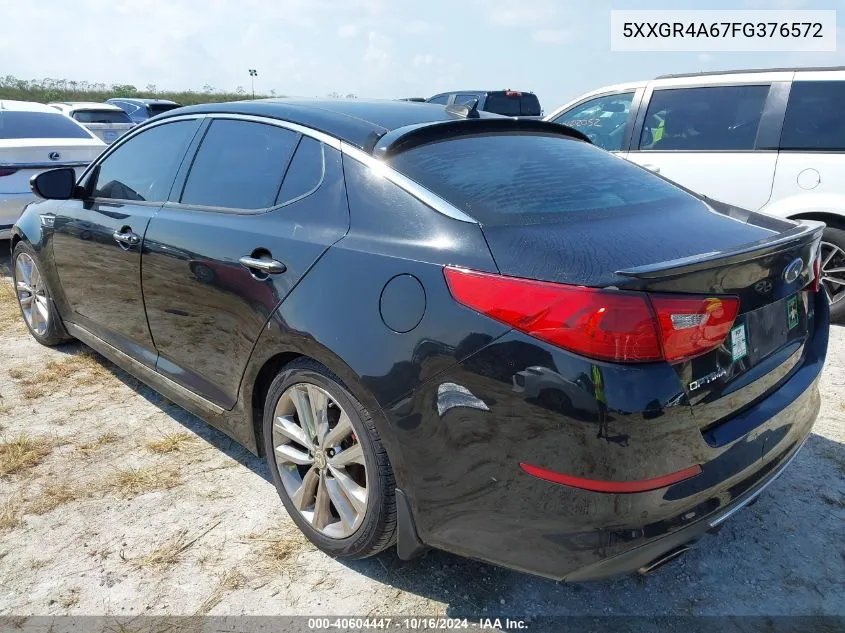 5XXGR4A67FG376572 2015 Kia Optima Sxl Turbo