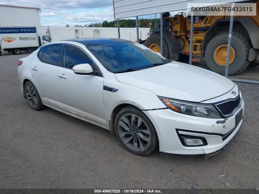 5XXGR4A67FG433515 2015 Kia Optima Sx Turbo