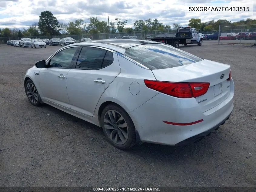 5XXGR4A67FG433515 2015 Kia Optima Sx Turbo