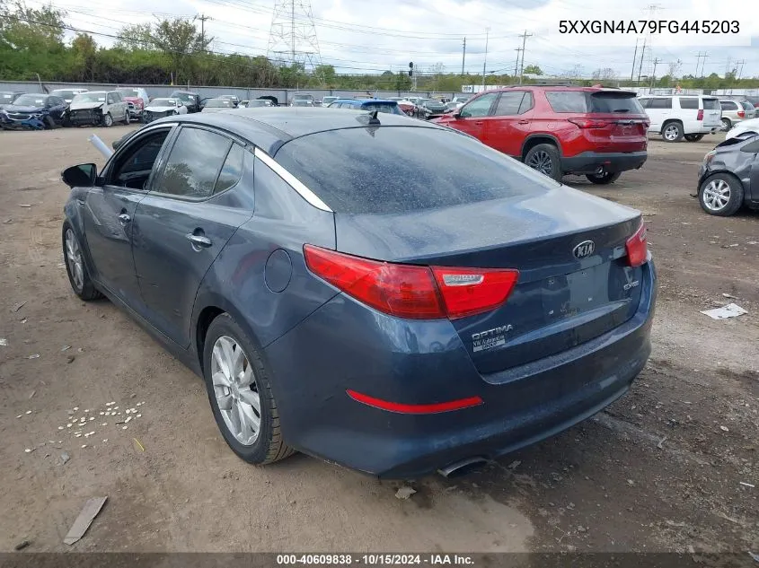 2015 Kia Optima Ex VIN: 5XXGN4A79FG445203 Lot: 40609838