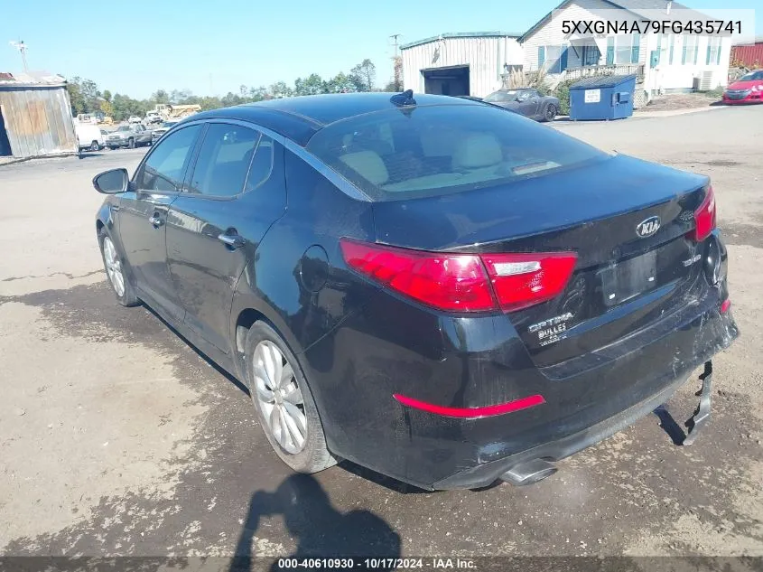 2015 Kia Optima Ex VIN: 5XXGN4A79FG435741 Lot: 40610930