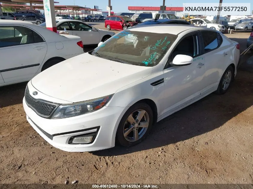 2015 Kia Optima Lx VIN: KNAGM4A73F5577250 Lot: 40612480