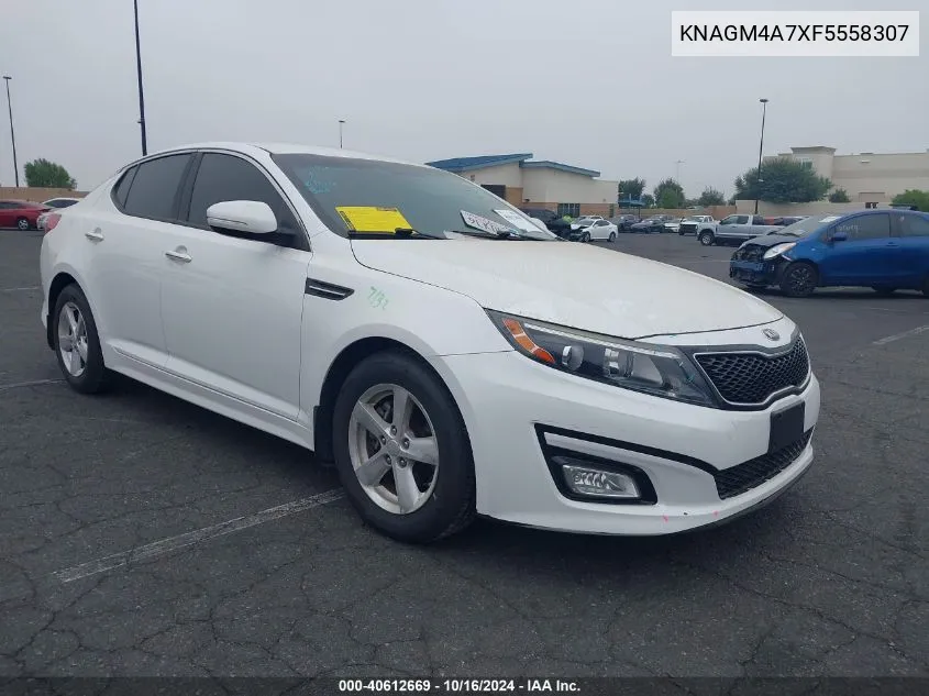 KNAGM4A7XF5558307 2015 Kia Optima Lx