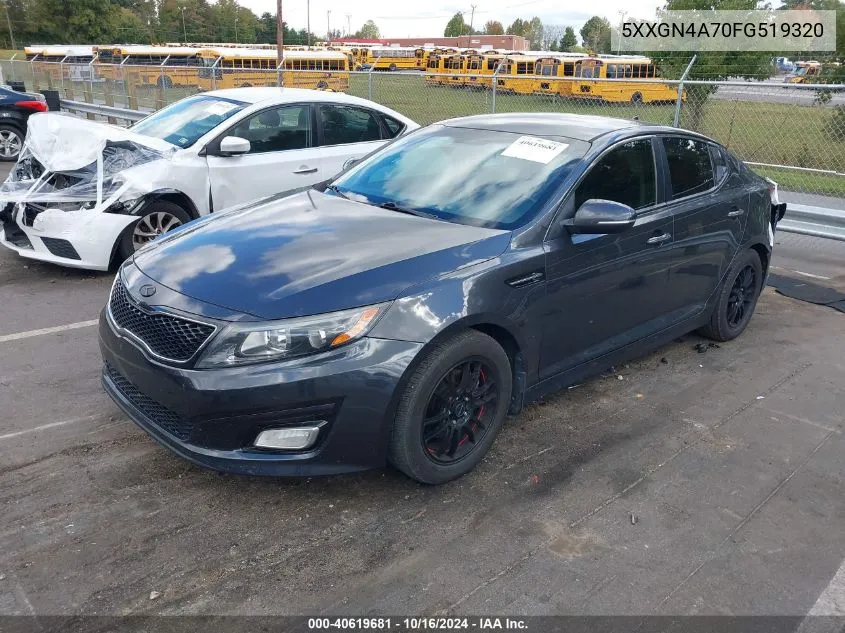 2015 Kia Optima Ex VIN: 5XXGN4A70FG519320 Lot: 40619681