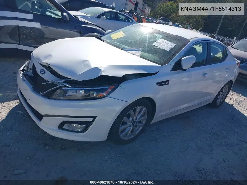 2015 Kia Optima Lx VIN: KNAGM4A71F5614313 Lot: 40621876