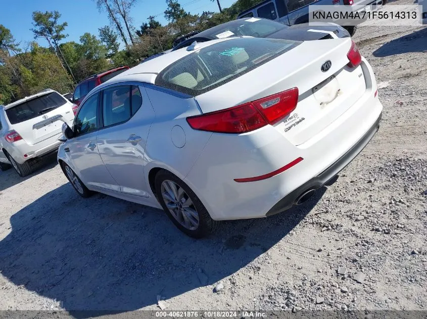 2015 Kia Optima Lx VIN: KNAGM4A71F5614313 Lot: 40621876