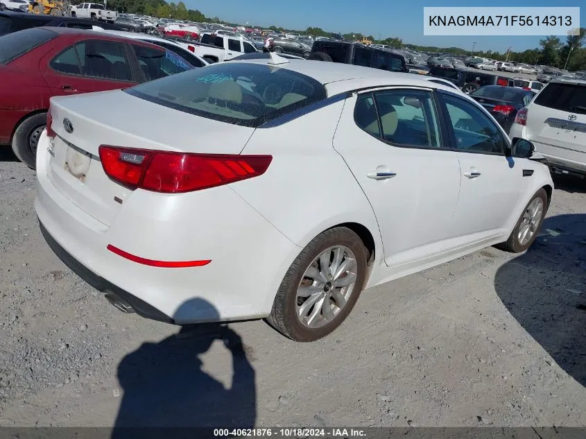 2015 Kia Optima Lx VIN: KNAGM4A71F5614313 Lot: 40621876