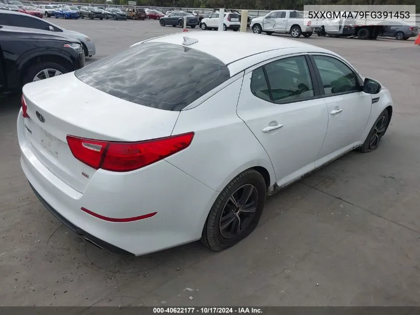 2015 Kia Optima Lx VIN: 5XXGM4A79FG391453 Lot: 40622177