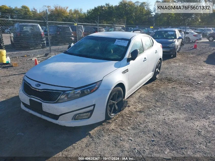 2015 Kia Optima Lx VIN: KNAGM4A76F5601332 Lot: 40625367