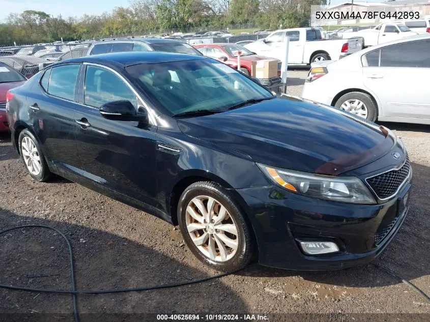 5XXGM4A78FG442893 2015 Kia Optima Lx