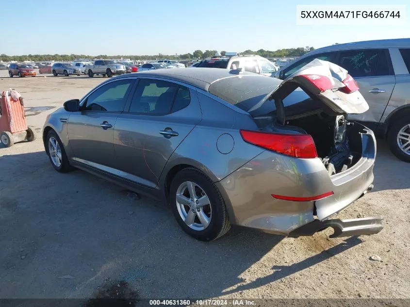 5XXGM4A71FG466744 2015 Kia Optima Lx