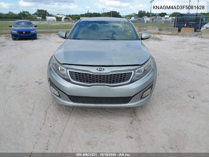 2015 Kia Optima Hybrid VIN: KNAGM4AD3F5081628 Lot: 40631531