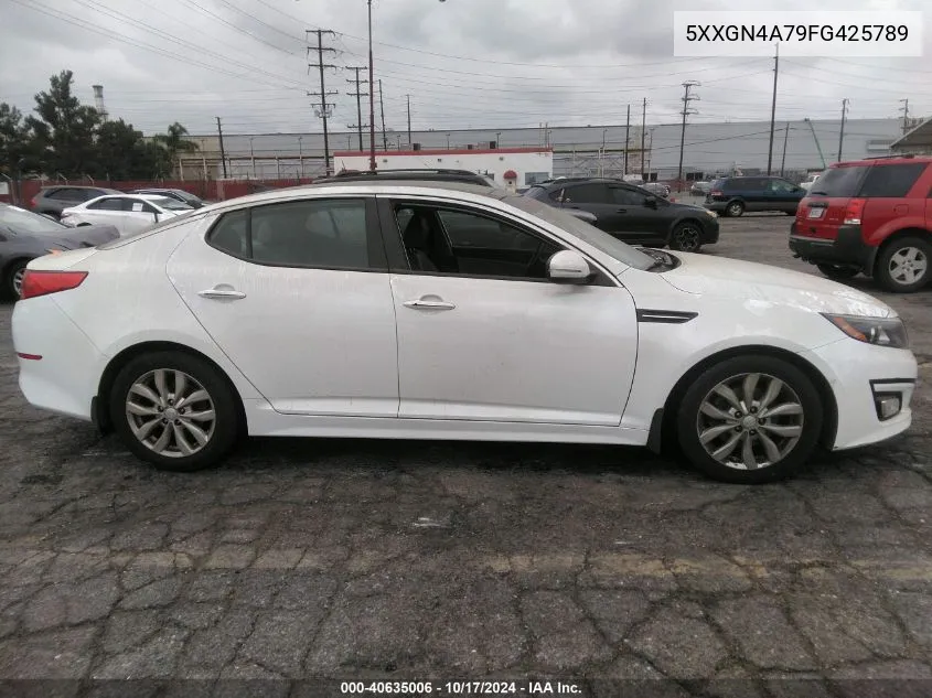 2015 Kia Optima Ex VIN: 5XXGN4A79FG425789 Lot: 40635006