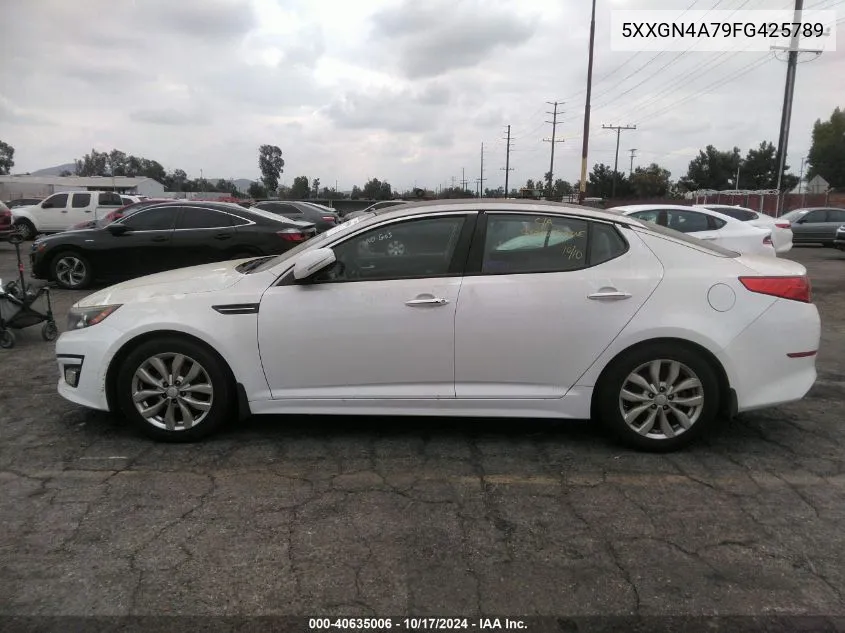 2015 Kia Optima Ex VIN: 5XXGN4A79FG425789 Lot: 40635006