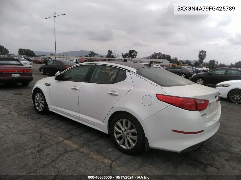 2015 Kia Optima Ex VIN: 5XXGN4A79FG425789 Lot: 40635006