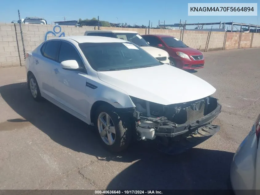 KNAGM4A70F5664894 2015 Kia Optima Lx