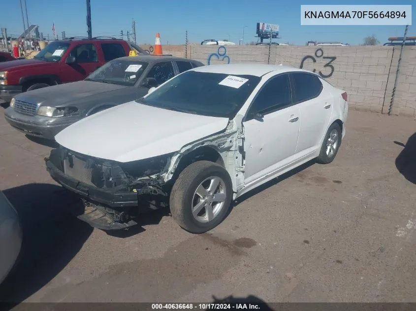 KNAGM4A70F5664894 2015 Kia Optima Lx