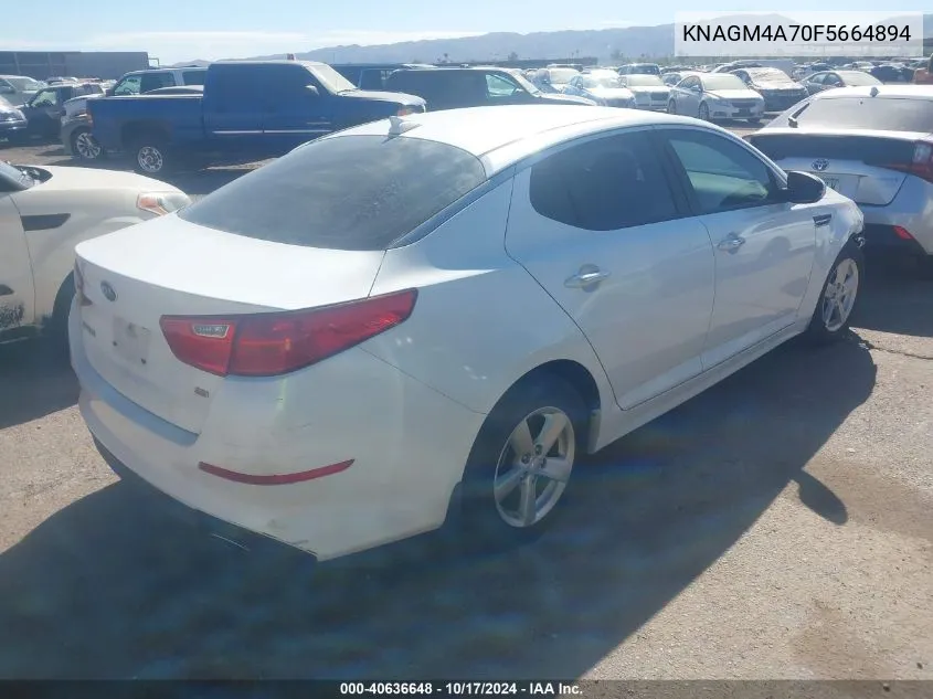 KNAGM4A70F5664894 2015 Kia Optima Lx