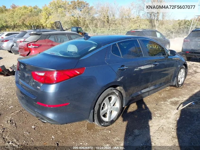 2015 Kia Optima Lx VIN: KNAGM4A72F5607077 Lot: 40636973