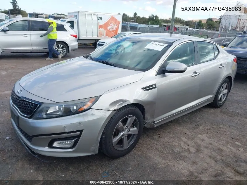 5XXGM4A77FG435983 2015 Kia Optima Lx