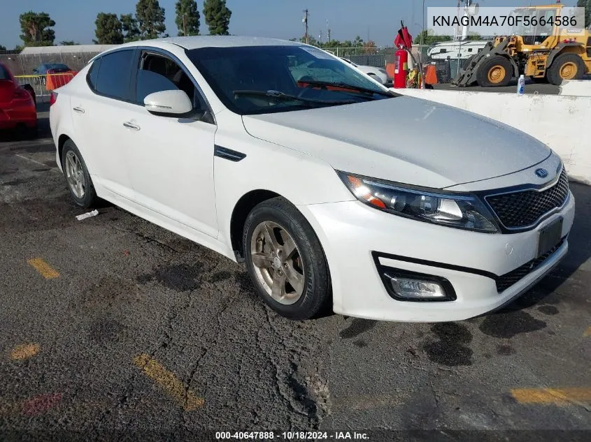 KNAGM4A70F5664586 2015 Kia Optima Lx