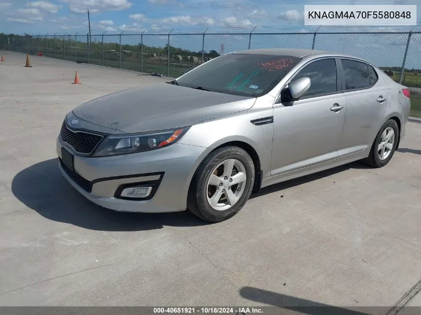 KNAGM4A70F5580848 2015 Kia Optima Lx