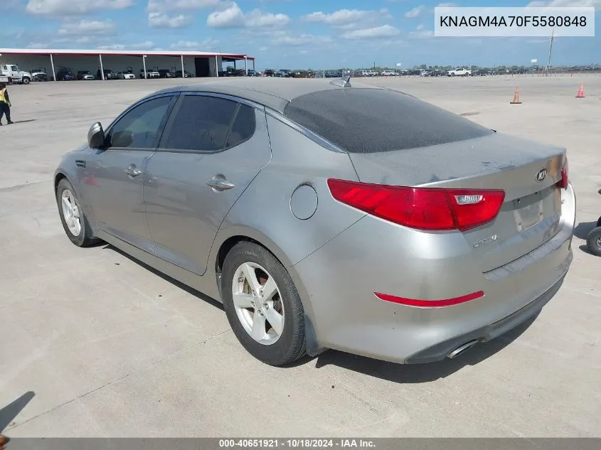 KNAGM4A70F5580848 2015 Kia Optima Lx