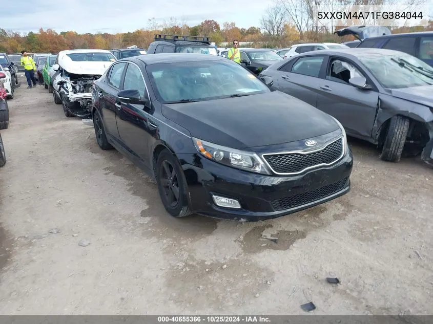 2015 Kia Optima Lx VIN: 5XXGM4A71FG384044 Lot: 40655366