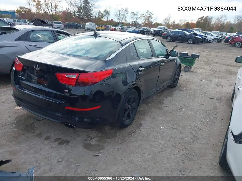 2015 Kia Optima Lx VIN: 5XXGM4A71FG384044 Lot: 40655366