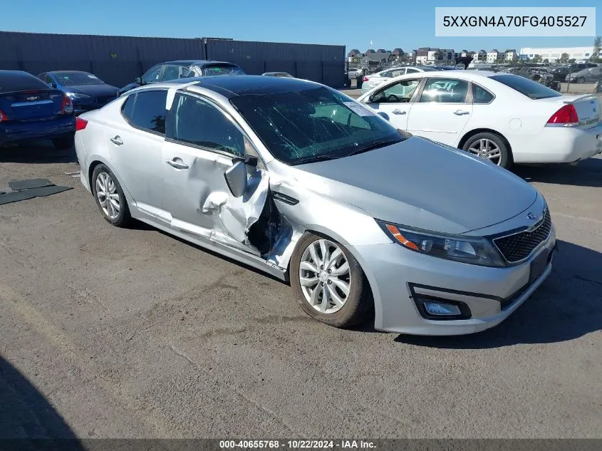 2015 Kia Optima Ex VIN: 5XXGN4A70FG405527 Lot: 40655768