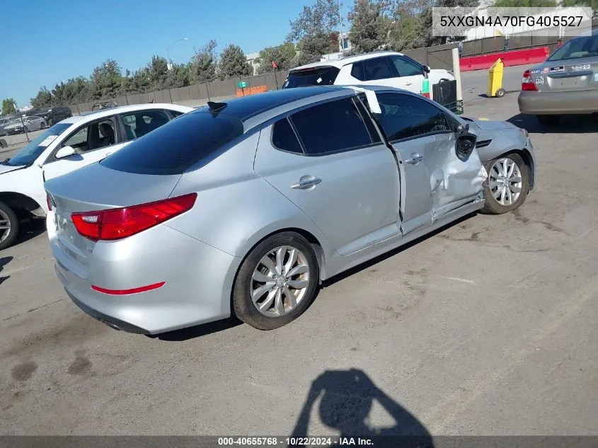 2015 Kia Optima Ex VIN: 5XXGN4A70FG405527 Lot: 40655768