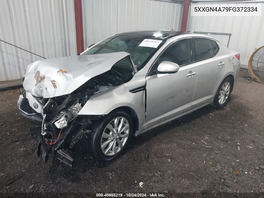 2015 Kia Optima Ex VIN: 5XXGN4A79FG372334 Lot: 40658219