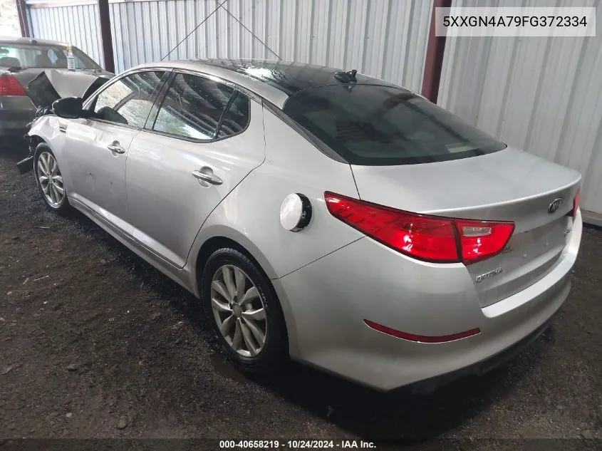 2015 Kia Optima Ex VIN: 5XXGN4A79FG372334 Lot: 40658219