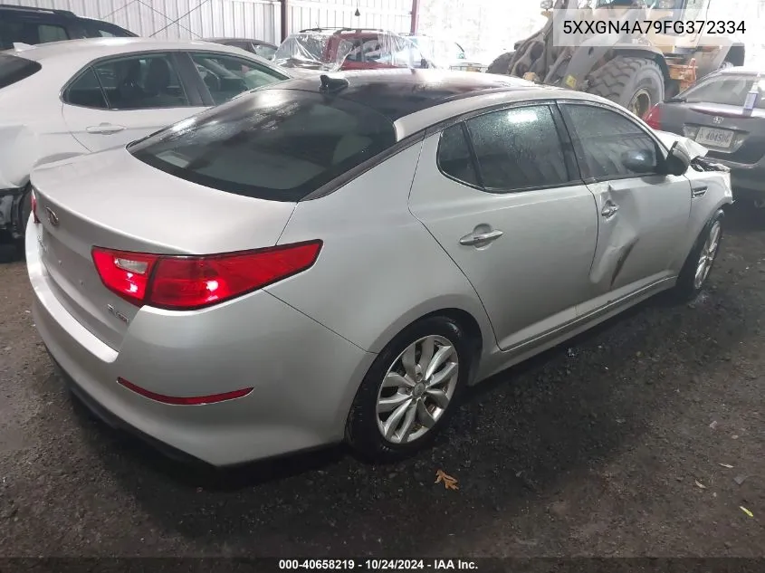 2015 Kia Optima Ex VIN: 5XXGN4A79FG372334 Lot: 40658219